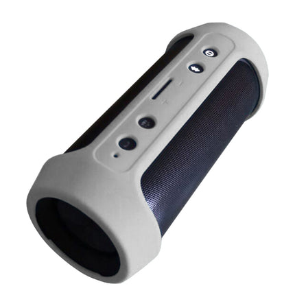 XJB-J2 Waterproof Shockproof Bluetooth Speaker Silicone Case for JBL Charge 2+ (Grey)-garmade.com
