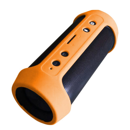 XJB-J2 Waterproof Shockproof Bluetooth Speaker Silicone Case for JBL Charge 2+ (Yellow)-garmade.com