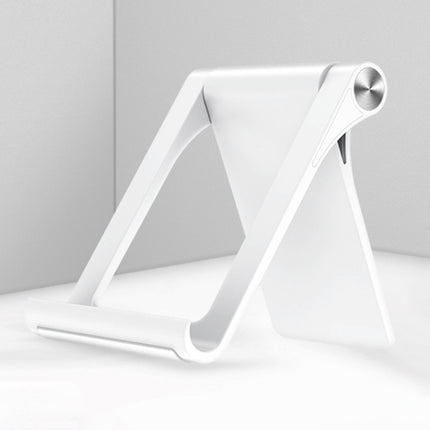 ZM-7 Universal 360-degree Rotating Matte Texture Mobile Phone / Tablet Stand Desktop Stand (White)-garmade.com