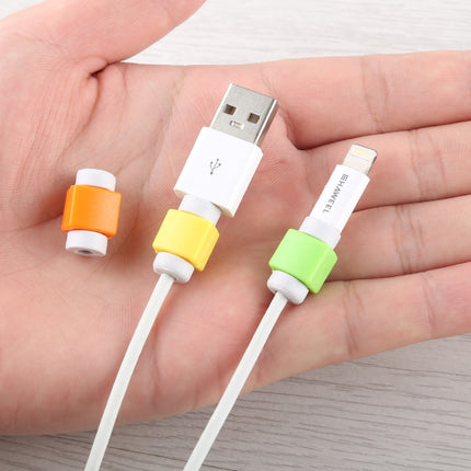 Headphone Wire Data Cable Protection Cover Winder Cord Wrap Organizer, Random Color Delivery-garmade.com