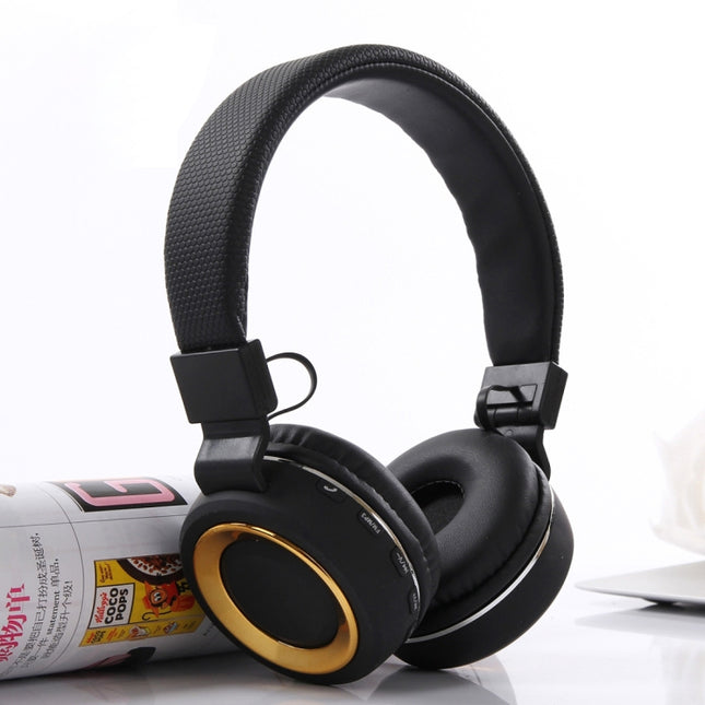 SH-18 Headband Folding Stereo Wireless Bluetooth Headphone Headset, Support 3.5mm Audio & Handsfree Call & TF Card & FM, for iPhone, iPad, iPod, Samsung, HTC, Sony, Huawei, Xiaomi and other Audio Devices-garmade.com
