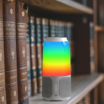Original Xiaomi Youpin V03 Wireless Bluetooth Speaker with Colorful Light, Support Hands-free / AUX(White)-garmade.com