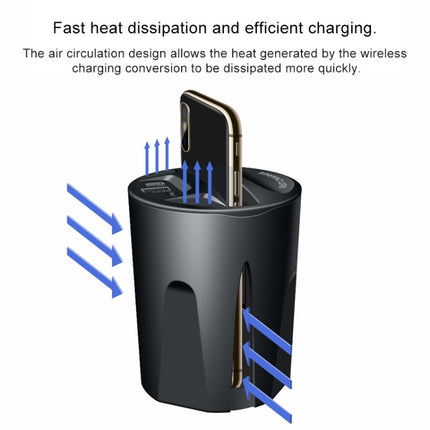 X9 Car QI Standard Charging Cup Wireless Fast Charger-garmade.com