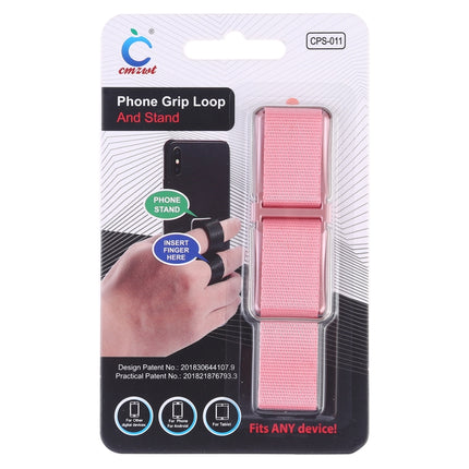 CPS-011 Universal Phone Grip Loop & Stand Holder (Pink)-garmade.com