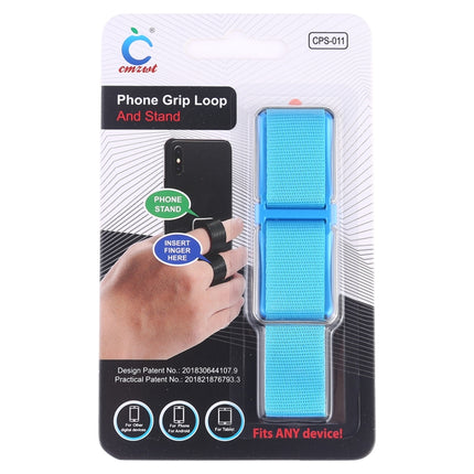 CPS-011 Universal Phone Grip Loop & Stand Holder (Baby Blue)-garmade.com
