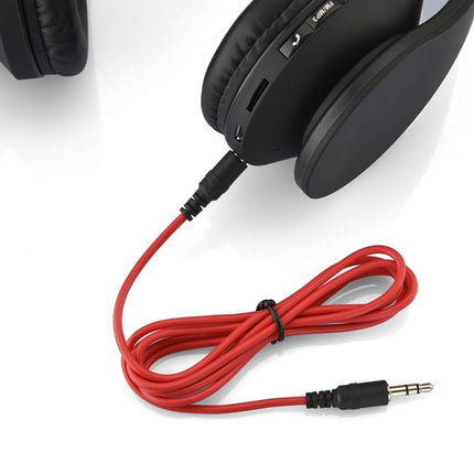 BTH-811 Folding Stereo Wireless Bluetooth Headphone Headset with MP3 Player FM Radio, for Xiaomi, iPhone, iPad, iPod, Samsung, HTC, Sony, Huawei and Other Audio Devices(Black)-garmade.com