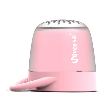 Universe XHH-T502 Portable Loudspeakers Mini Wireless Bluetooth V4.2 Speaker, Support Hands-free / Support TF Music Player(Pink)-garmade.com