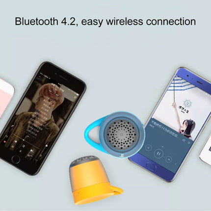 Universe XHH-T502 Portable Loudspeakers Mini Wireless Bluetooth V4.2 Speaker, Support Hands-free / Support TF Music Player(Blue)-garmade.com