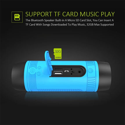 ZEALOT S1 Bluetooth 4.0 Wireless Wired Stereo Speaker Subwoofer Audio Receiver with 4000mAh Battery, Support 32GB Card, For iPhone, Galaxy, Sony, Lenovo, HTC, Huawei, Google, LG, Xiaomi, other Smartphones(Coffee)-garmade.com