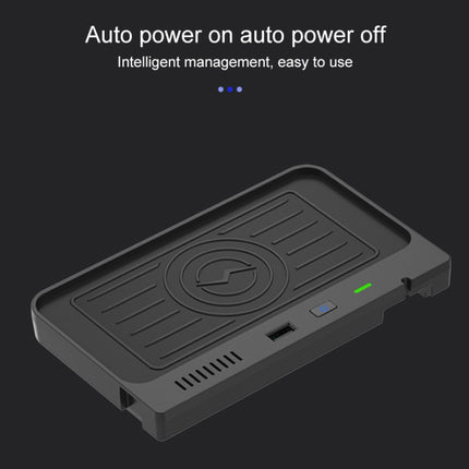 Car Fast Charging Wireless Charger for Ford Explorer 2020-2021, Left Driving(Black)-garmade.com