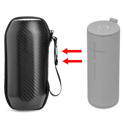 For Logitech UE BOOM3 Outdoor Wireless Bluetooth Speaker Carbon Fiber Protective Bag Storage Box-garmade.com