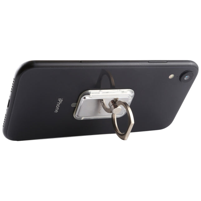 CPS-013 360 Degrees Rotate Freely Removable Magnetic Ring Stand Phone Holder, Support Wireless Charging(Silver)-garmade.com