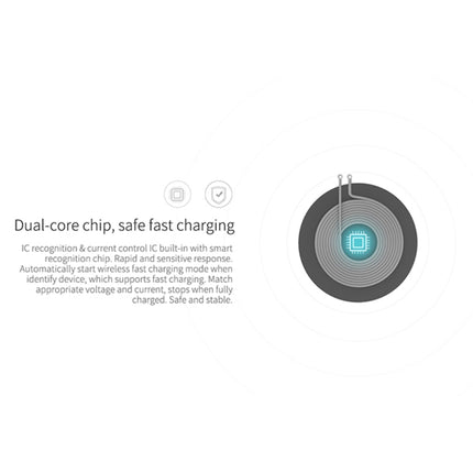 NILLKIN MC2 2-in-1 Qi Fast Wireless Charger Bluetooth Stereo Speakers with Aux Port Connection and NFC Play Music, For iPhone 8/8 Plus/X, Galaxy S8/S7/S6, Note5 Plus Edge and Qi-enabled Smartphone-garmade.com