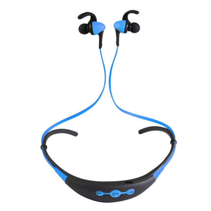 BT-54 In-Ear Wire Control Sport Neckband Wireless Bluetooth Earphones with Mic & Ear Hook, Support Handfree Call, For iPad, iPhone, Galaxy, Huawei, Xiaomi, LG, HTC and Other Smart Phones(Blue)-garmade.com
