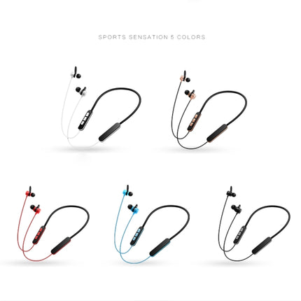 BT-KDK58 In-Ear Wire Control Sport Magnetic Suction Wireless Bluetooth Earphones with Mic, Support Handfree Call, For iPad, iPhone, Galaxy, Huawei, Xiaomi, LG, HTC and Other Smart Phones(White)-garmade.com