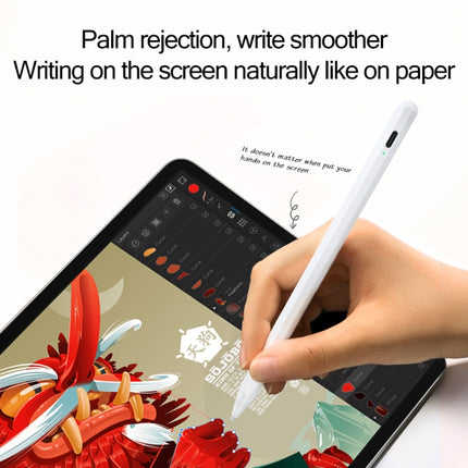 JOYROOM JR-K12 Zhen Miao Series Automatic Dual-mode Capacitive Stylus Pen (White)-garmade.com