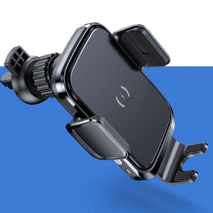 X7 Car Wireless Charging Mobile Phone Gravity Bracket Holder Suction Cup Bracket (Black)-garmade.com