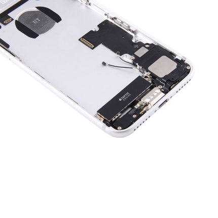 Battery Back Cover Assembly with Card Tray for iPhone 7(Silver)-garmade.com