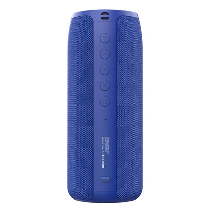 ZEALOT S51 Portable Stereo Bluetooth Speaker with Built-in Mic, Support Hands-Free Call & TF Card & AUX(Blue)-garmade.com