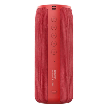 ZEALOT S51 Portable Stereo Bluetooth Speaker with Built-in Mic, Support Hands-Free Call & TF Card & AUX(Red)-garmade.com