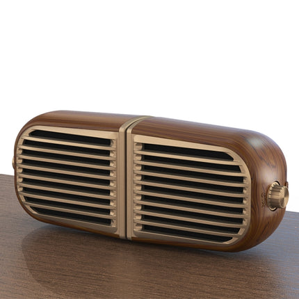 Oneder V8 Magnetic Suction Pair Stereo Sound Box Wireless Bluetooth Speaker with Strap, Support Hands-free & TF Card & AUX & USB Drive(Bronze)-garmade.com
