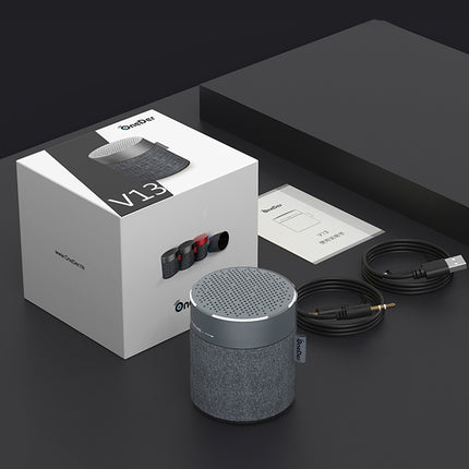 Oneder V13 Mini Wireless Bluetooth Speaker, Support Hands-free & TF & FM & AUX(Red)-garmade.com
