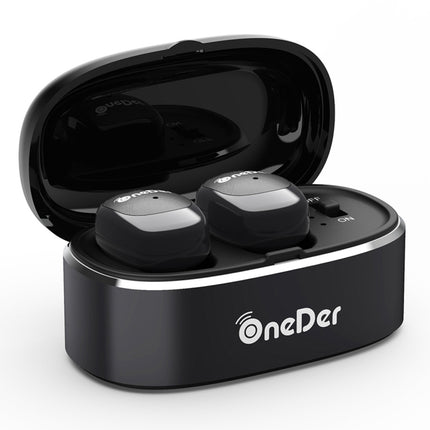 Oneder W11 True TWS Wireless Bluetooth Earphones Earbuds Stereo Headset(Black)-garmade.com