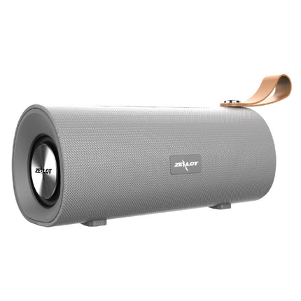 ZEALOT S30 Portable Heavy Bass Stereo Wireless Bluetooth Speaker with Built-in Mic, Support Hands-Free Call & TF Card & AUX(Grey)-garmade.com