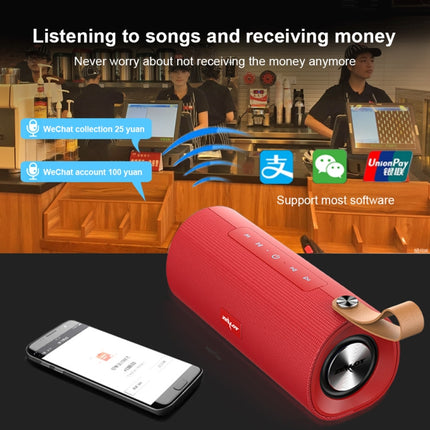ZEALOT S30 Portable Heavy Bass Stereo Wireless Bluetooth Speaker with Built-in Mic, Support Hands-Free Call & TF Card & AUX(Lake Blue)-garmade.com