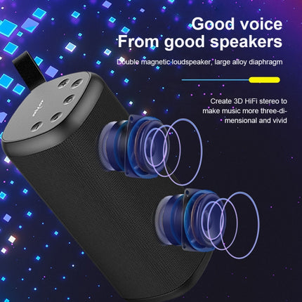 ZEALOT S35 Portable Heavy Bass Stereo Wireless Bluetooth Speaker with Built-in Mic, Support Hands-Free Call & TF Card & AUX (Black)-garmade.com