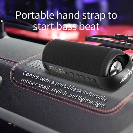 ZEALOT S36 Portable Heavy Bass Wireless Bluetooth Speaker with Built-in Mic, Support Hands-Free Call & TF Card & AUX (Black)-garmade.com