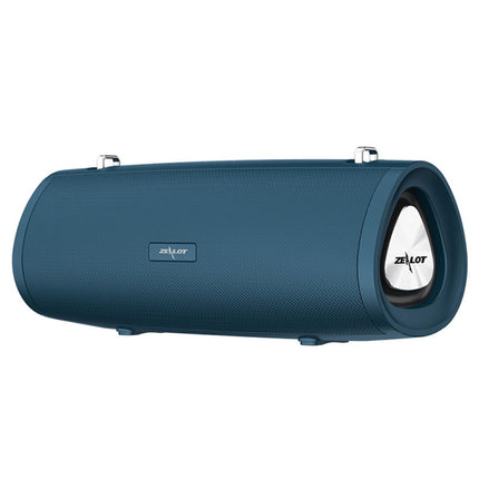 ZEALOT S38 Portable Subwoofer Wireless Bluetooth Speaker with Built-in Mic, Support Hands-Free Call & TF Card & AUX (Lake Blue)-garmade.com