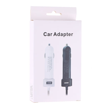 45W 5.1V 2.1A USB Interface Car Charger with 14.5V 3.1A L MagSafe Interface Data Cable(White)-garmade.com