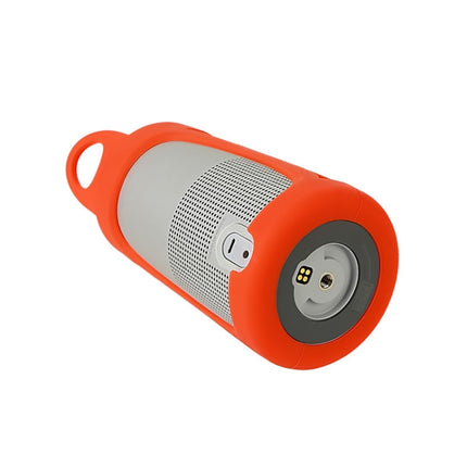 Portable Silica Gel Bluetooth Speaker Protective Case for BOSE Soundlink Revolve+ (Rose Red)-garmade.com