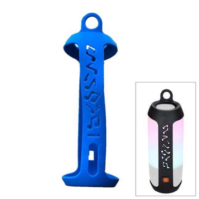 Outdoor Portable Waterproof Silica Gel Bluetooth Speaker Protective Case for JBL Pulse3 (Blue)-garmade.com