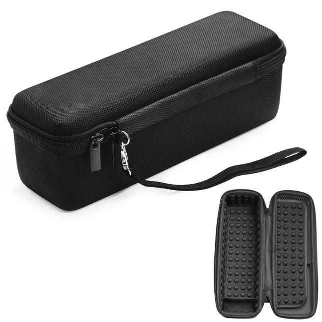 2 PCS Portable Shockproof Bluetooth Speaker Protective Bag Storage Box for Sony SRS-HG1/HG2/HG10(Black)-garmade.com