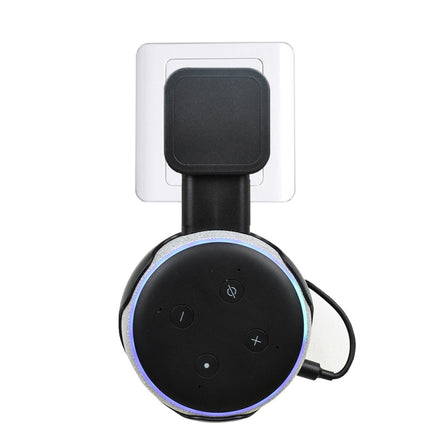 Portable Smart Bluetooth Speaker Holder Wall Plug Power Accessories for Amazon Echo Dot 3(Black)-garmade.com