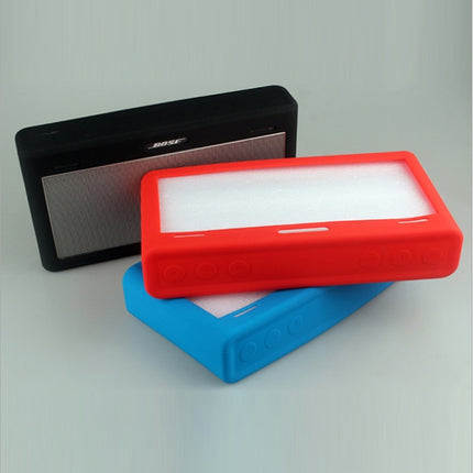 Portable Waterproof Silica Gel Bluetooth Speaker Protective Case for Bose SoundLink III (Blue)-garmade.com