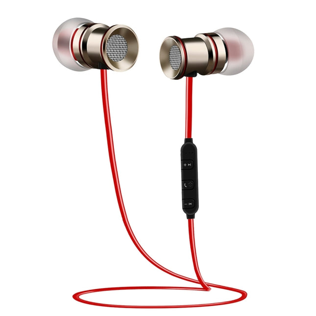 BTH-828 Magnetic In-Ear Sport Wireless Bluetooth V4.1 Stereo Waterproof Earbuds Earphone with Mic, for iPhone, Samsung, HTC, LG, Sony and other Smartphones-garmade.com