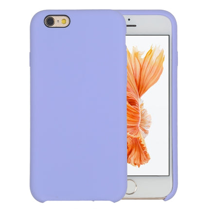 Pure Color Liquid Silicone + PC Shockproof Defender Case For iPhone SE 2020 & 8 & 7(Light Purple)-garmade.com