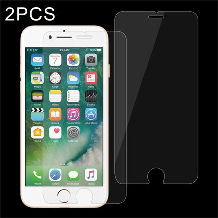 2 PCS for iPhone 8 Plus & iPhone 7 Plus 0.26mm 9H Surface Hardness 2.5D Explosion-proof Tempered Glass Non-full Screen Film-garmade.com