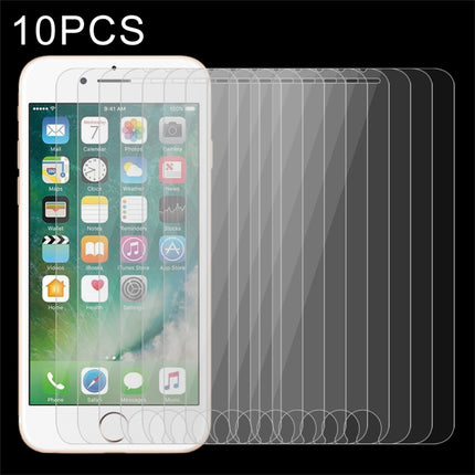 10 PCS for iPhone 8 Plus & iPhone 7 Plus 0.26mm 9H Surface Hardness 2.5D Explosion-proof Tempered Glass Non-full Screen Film-garmade.com