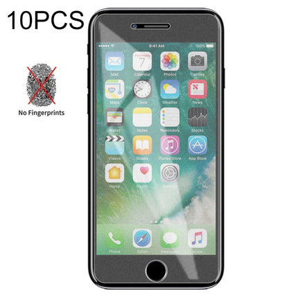 10 PCS Non-Full Matte Frosted Tempered Glass Film for iPhone 7 Plus / 8 Plus-garmade.com