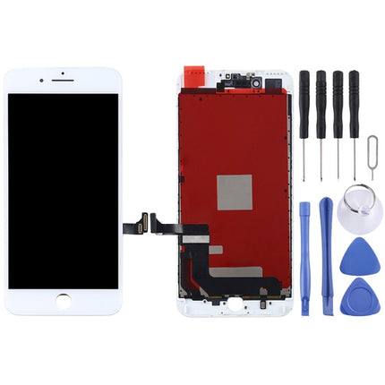 LCD Screen and Digitizer Full Assembly for iPhone 7 Plus(White)-garmade.com