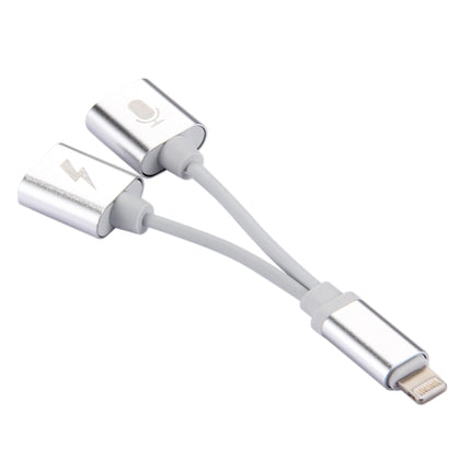 8 Pin Male to Female Charger + 8 Pin Female Audio Adapter, Support iOS 10.3.1 or Above Phones & Call Function-garmade.com