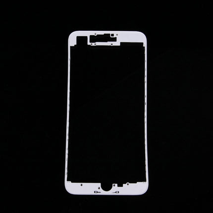 Front LCD Screen Bezel Frame for iPhone 7 Plus(White)-garmade.com