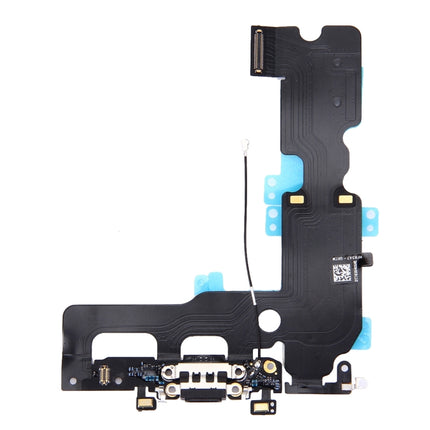 Charging Port Flex Cable for iPhone 7 Plus (Black)-garmade.com