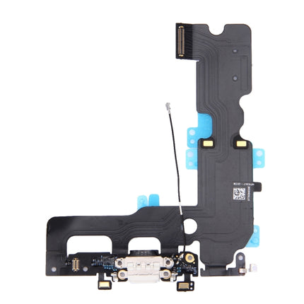 Charging Port Flex Cable for iPhone 7 Plus (White)-garmade.com