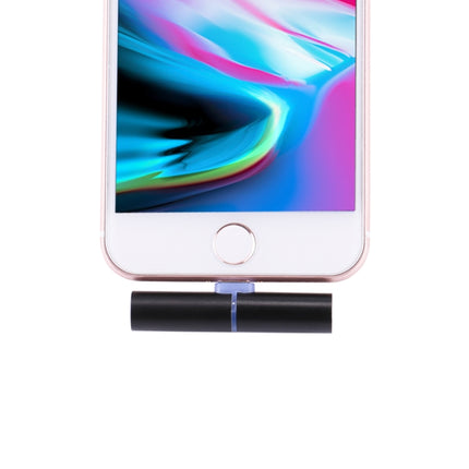 8 Pin Male to 3.5mm Female Earphone Audio Adapter for iPhone, iPad, iPod(Black)-garmade.com