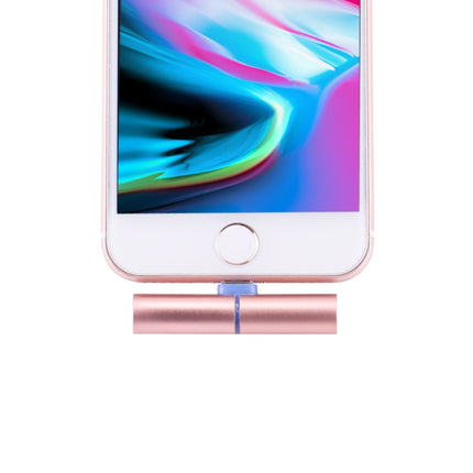 8 Pin Male to 3.5mm Female Earphone Audio Adapter for iPhone, iPad, iPod(Rose Gold)-garmade.com